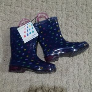 Light up rain boots